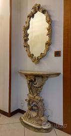 Consolle da ingresso con specchiera