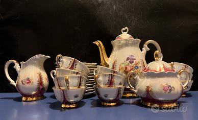 Servizio tè porcellana P.R. Bavaria vintage