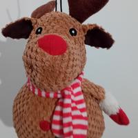 Renna peluche Cotone velluto artigianale 