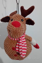 Renna peluche Cotone velluto artigianale 