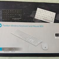 Kit mouse e tastiera spagnola wireless Hp 800