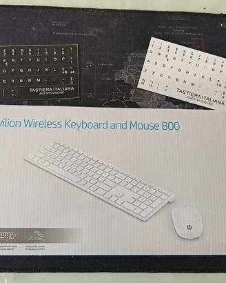 Kit mouse e tastiera spagnola wireless Hp 800