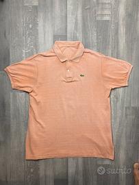 Polo Lacoste Albicocca Uomo Taglia L 100% Cotone