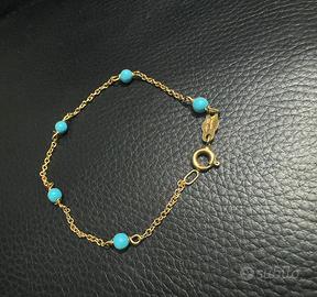 BRACCIALE IN ORO 18 KT 750 BRACCIALETTO ORO GIALLO