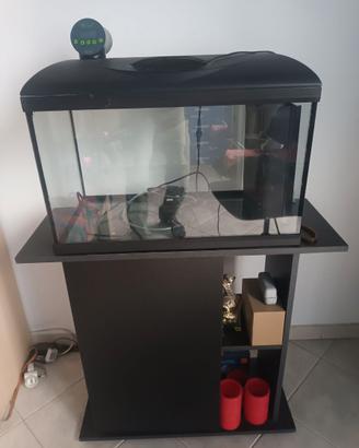 acquario con mobiletto