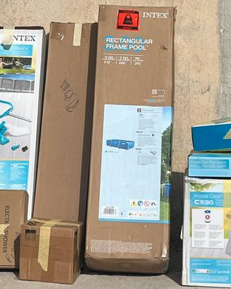 Piscina Intex 300x200 completa di accessori