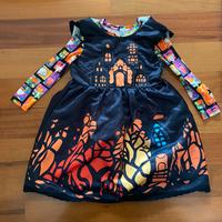 Vestito da strega bambina 7/8 anni