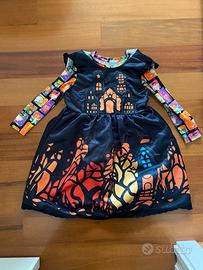 Vestito da strega bambina 7/8 anni