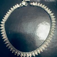 Cavigliera argento indiano