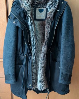 Parka PLEASE tg. S color nero