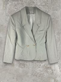 Blazer Vintage Pura Lana Vergine Donna IT 44