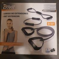 sport set estensori per esercizi ginnici