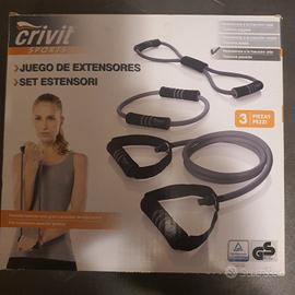 sport set estensori per esercizi ginnici