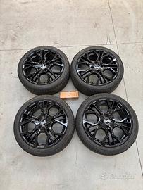 4 Cerchi Lega 17 e Gomme estive Citroen C3 Peugeot
