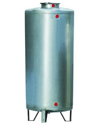 Serbatoi inox verticale lt 300 - 500 - 750