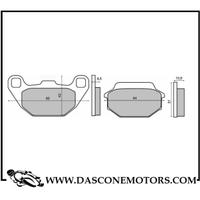 Coppia pastiglie freno anteriori organiche Kymco 5