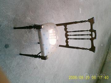 Sedie imbottite antiche