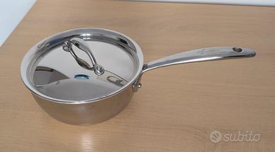 Salsiera Acciaio inox 16cm Lagostina con coperchio