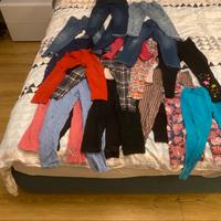 21 paia pantaloni da bambina (da rammendare)