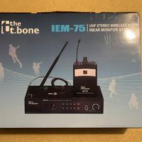 Sistema in-ear wireless UHF T-bone IEM-75