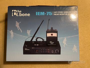 Sistema in-ear wireless UHF T-bone IEM-75