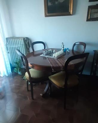 Modernariato Tavolo rotondo allungabile