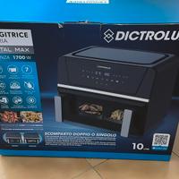 Friggitrice ad aria 10 Litri 2 Cestelli NUOVA