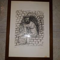 Stampa Tono Zancanaro Padova cornice legno quadro