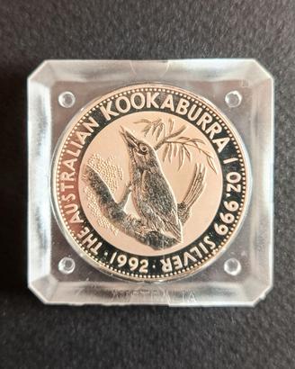 Moneta Argento 999 Australia 1 Dollaro 1992 FDC