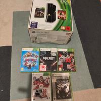 Xbox 360 slim 250 GB con giochi