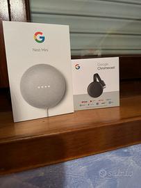 Google nest mini + google chromecast