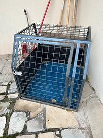 Trasporto cane in ferro dimensioni 60x70x80