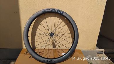 RUOTE GRAVEL CARBONIO DISC TBLES 50MM CANALE 25 MM