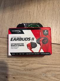 HyperX Cloud Earbuds II – Cuffie Gaming Rosse
