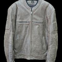 Giubbotto in pelle stile moto