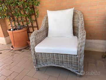Poltrone in vimini
