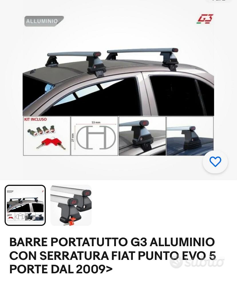 Barre portatutto alluminio universali - Accessori Auto In vendita