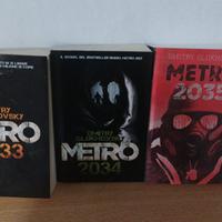 Collezione libri Metro 2033/2034/2035
