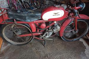 Moto Guzzi 75 cc anno 1960 con targa da restaurare