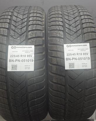 2 Pneumatici 225/45 R18 Pirelli Sottozero 3 Bmw Ru