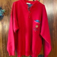 Maglione di lana rosso