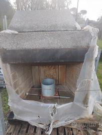 caminetto prefabbricato da montare