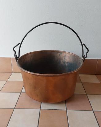 Calderone in rame vintage