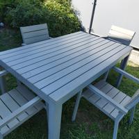 tavolo giardino+ sedie molto bello