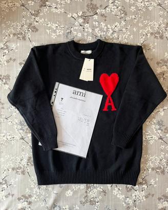 Felpa ami paris nera