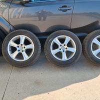 4 CERCHI AUDI A4 PNEUMATICI CONTINENTAL