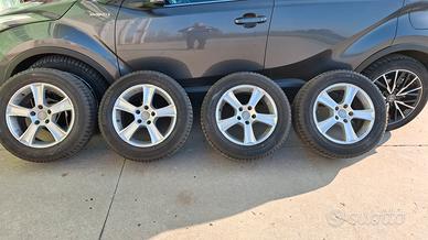 4 CERCHI AUDI A4 PNEUMATICI CONTINENTAL