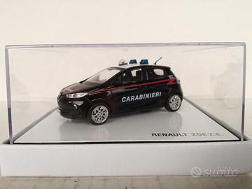 MODELLO AUTO RENAULT ZOE CARABINIERI