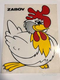 Sticker Adesivo ZABOV anni 70/80