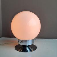 lampada vintage cromo spera in opalina